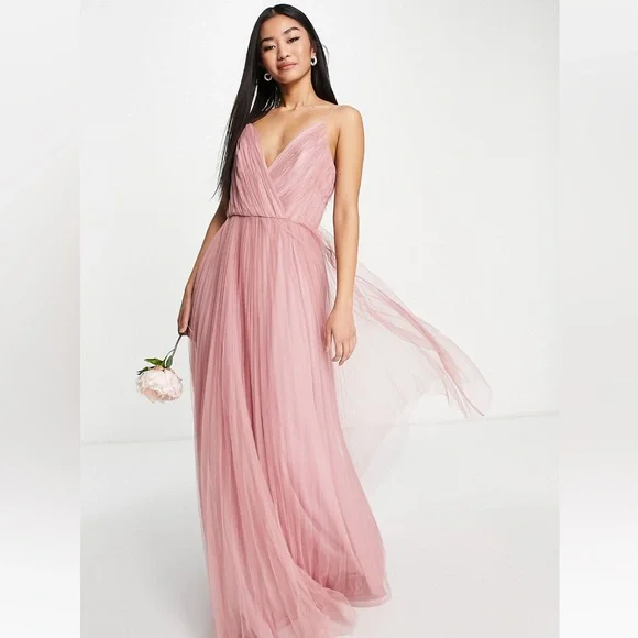 ASOS | Dresses | Asos Design Bridesmaid Cami Pleated Tulle Maxi Dress In Rose | Poshmark ASOS | Dresses | Asos Design Bridesmaid Cami Pleated Tulle Maxi Dress In Rose | Poshmark
